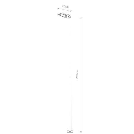 PATHWAY LED L Czarny 36W