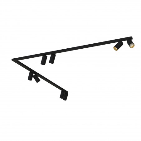 MONO CORNER 2x150 Czarny 10W only LED