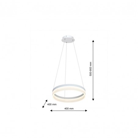 LAMPA WISZĄCA RING 24W LED