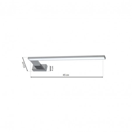 Kinkiet SHINE CHROME 45cm 11W LED