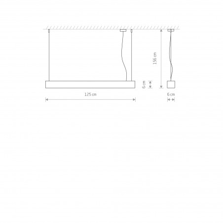 SOFT LED  120X6 Grafitowy 22W