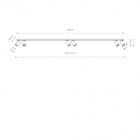 MONO Mosiądz 10W only LED