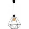 Lampa wisząca BASKET BLACK 1xE27