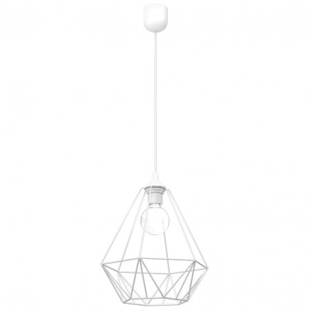 Lampa wisząca BASKET WHITE 1xE27