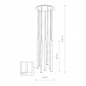 LASER 490 7x10W only LED Czarny