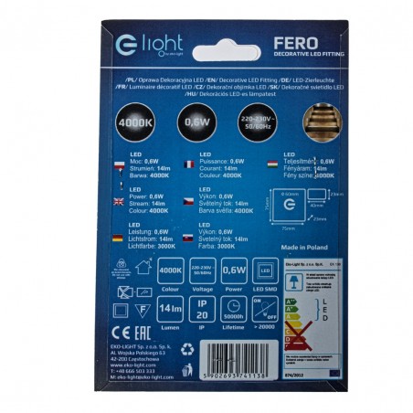 FERO Barwa Neutralna 4000K