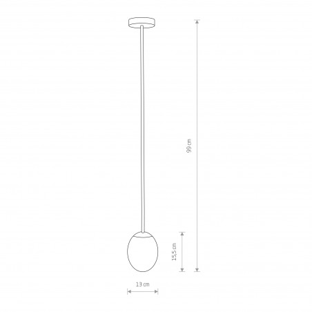 ICE EGG A Czarny 25W