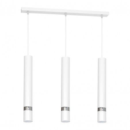 Lampa wisząca JOKER WHITE/CHROME 3xGU10