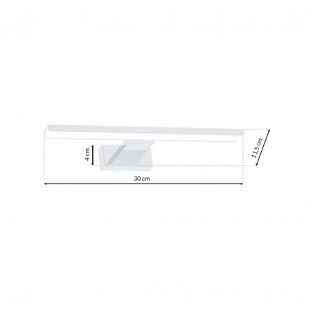 Kinkiet SHINE WHITE 30cm 7W LED