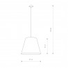 MOSS Czarny 3x60W