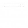 SOFT CEILING LED 120X6 Grafitowy 22W