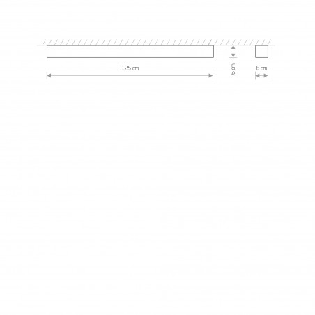 SOFT CEILING LED 120X6 Biały 22W