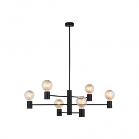 RADIUS Czarny 6x60W