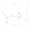 TWIG Czarny 6x60W