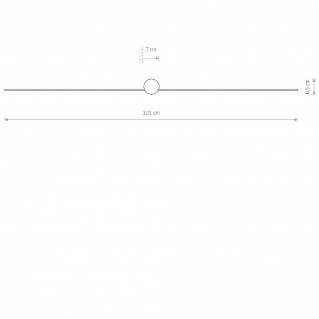 PIN LED L Czarny 15W