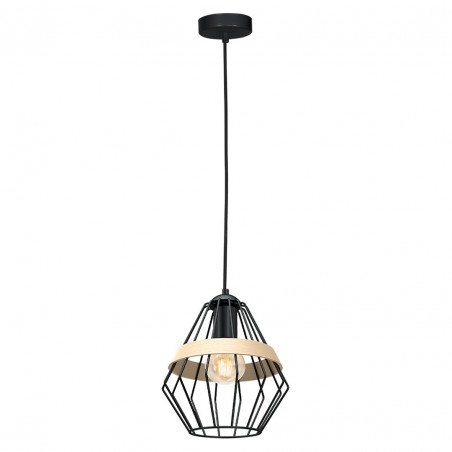 Lampa wisząca CLIFF BLACK 1xE27