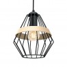 Lampa wisząca CLIFF BLACK 1xE27