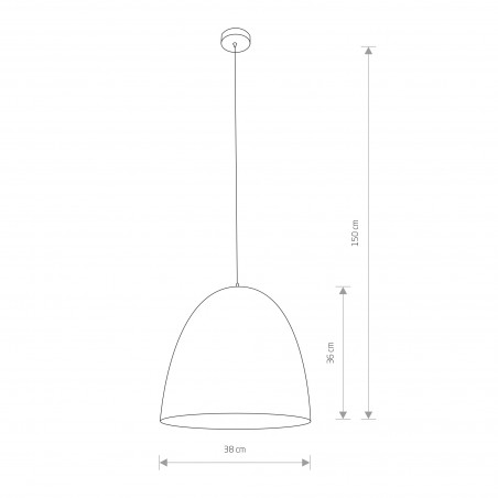 EGG M Czarny 1x40W