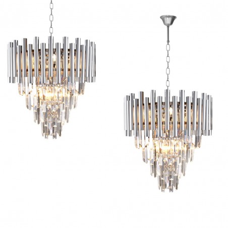 Sklep Mylight|Żyrandol MADISON CHROME 9xE14 ML5991 Milagro|1 580,00 zł|1 027,64 zł|Kryształowe|5902693759911