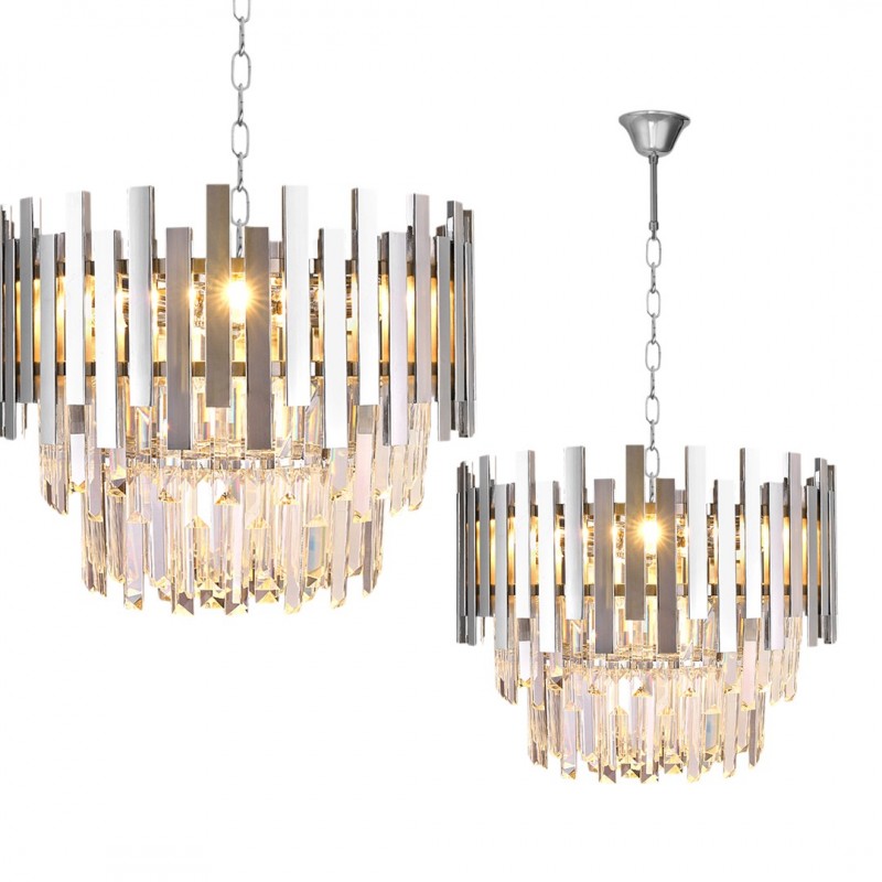 Sklep Mylight|Żyrandol ASPEN CHROME 6xE14 ML5996 Milagro|1 390,00 zł|904,07 zł|Kryształowe|5902693759966