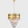 Sklep Mylight|Żyrandol ASPEN II GOLD 9xE14 ML6000 Milagro|1 495,00 zł|972,36 zł|Kryształowe|5902693760009