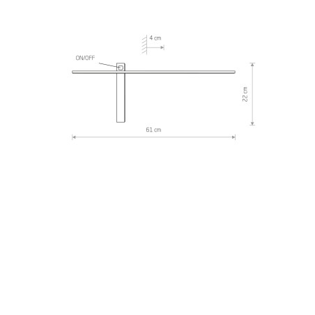 IMPULSE LED S Czarny 6W