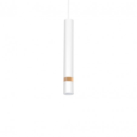 Lampa wisząca JOKER WHITE/WOOD 1xGU10