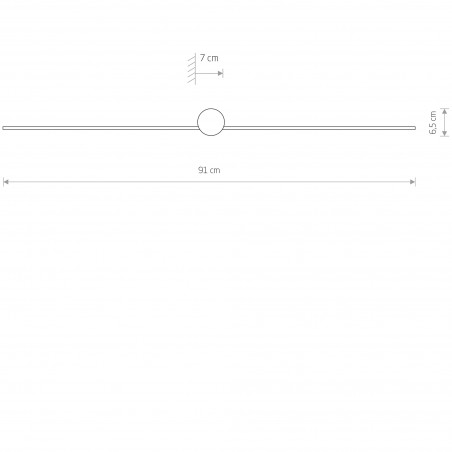 PIN LED M Czarny 10W