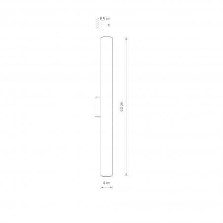 ICE TUBE LED  S Chrom 12W