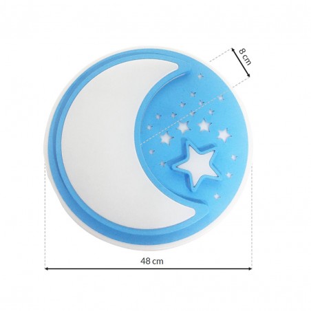 Plafon NOTE BLUE 40W LED Ø480 mm