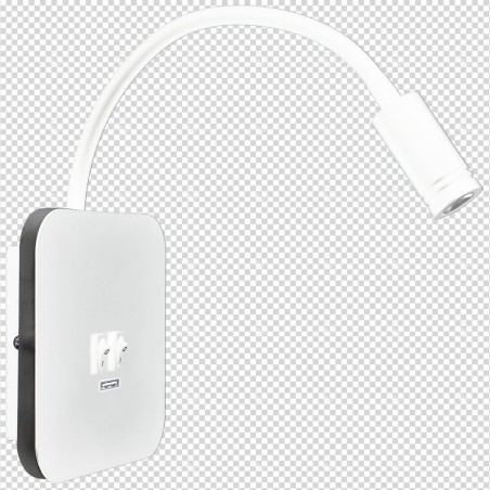 Lampka nocna BASE 8W+2W WHITE