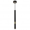 Lampa wisząca MONZA BLACK/GOLD 1xG9 8W