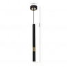 Lampa wisząca MONZA BLACK/GOLD 1xG9 8W