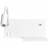 Lampa nocna z półką SHELF WHITE LED 4W+5W+2W