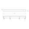 CAMELEON CANOPY C 1200 Czarny 40W