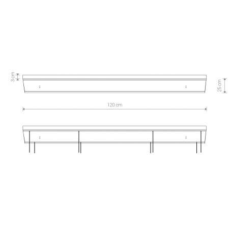 CAMELEON CANOPY C 1200 Biały 40W