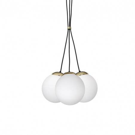 Lampa wisząca SPARTA BLACK / GOLD 3xE14