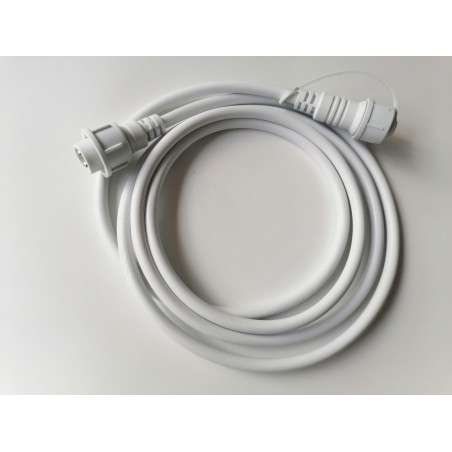 Kabel zasilający/przedłużacz BIAŁY do GIRILANDY 2m