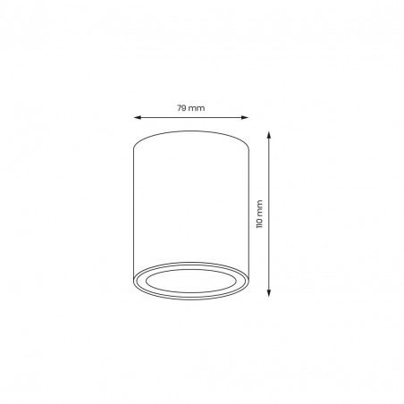 Bima Spot Round White