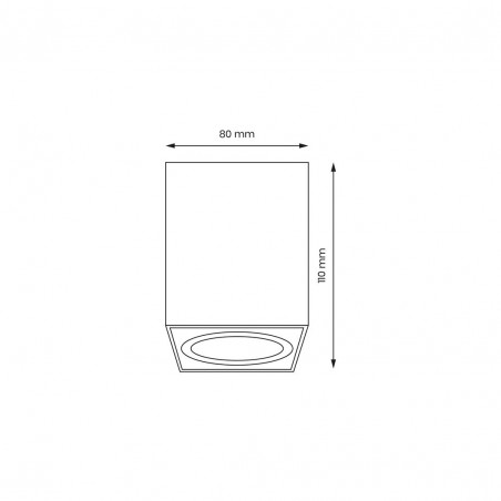 Bima Spot Square White