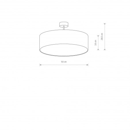 VIOLET Szary 25W only LED