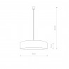 TURDA Szary 3x25W only LED
