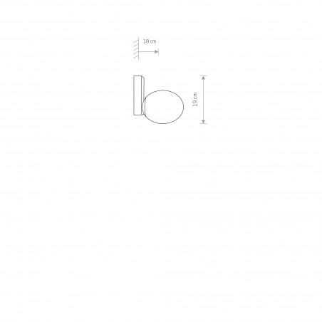 ICE EGG C Czarny 25W