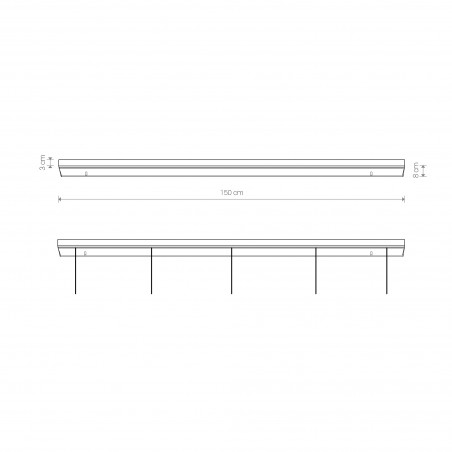 CAMELEON CANOPY B 1500 II Biały 40W
