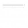 STRAIGHT CEILING LED L Biały 22W