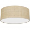 Lampa sufitowa MARSHALL WHITE / RATTAN 2xE27 Ø40cm