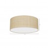 Lampa sufitowa MARSHALL WHITE / RATTAN 2xE27 Ø40cm