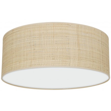 Lampa sufitowa MARSHALL WHITE / RATTAN 2xE27 Ø40cm