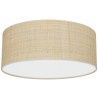 Lampa sufitowa MARSHALL WHITE / RATTAN 2xE27 Ø40cm