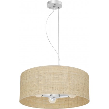 Lampa wisząca MARSHALL WHITE / RATTAN 3xE27